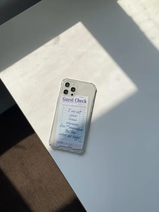 Guest Check Clear Case 8