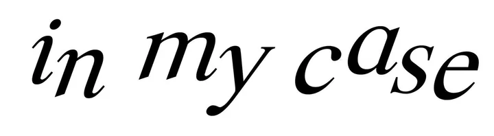 In My Case 로고·패턴 5