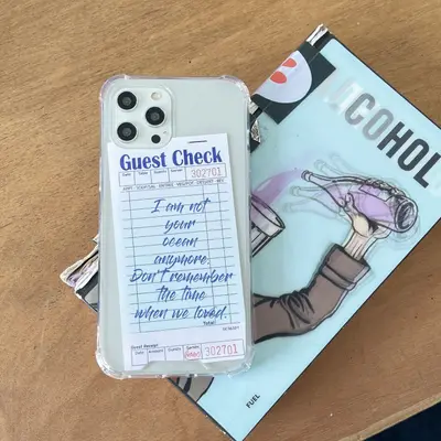 Guest Check Clear Case 7