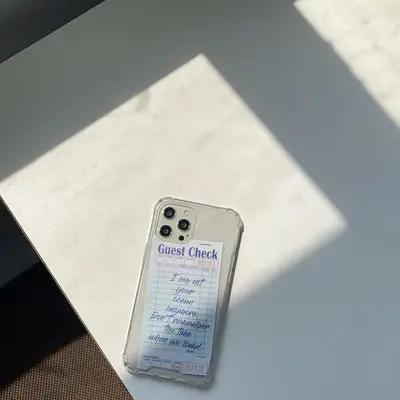 Guest Check Clear Case 8