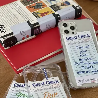 Guest Check Clear Case 9